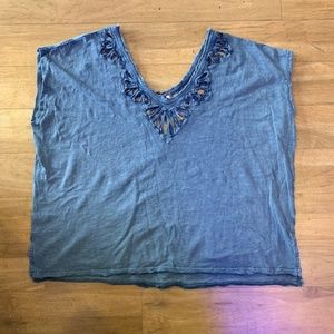 [Free People] Faded Blue Top